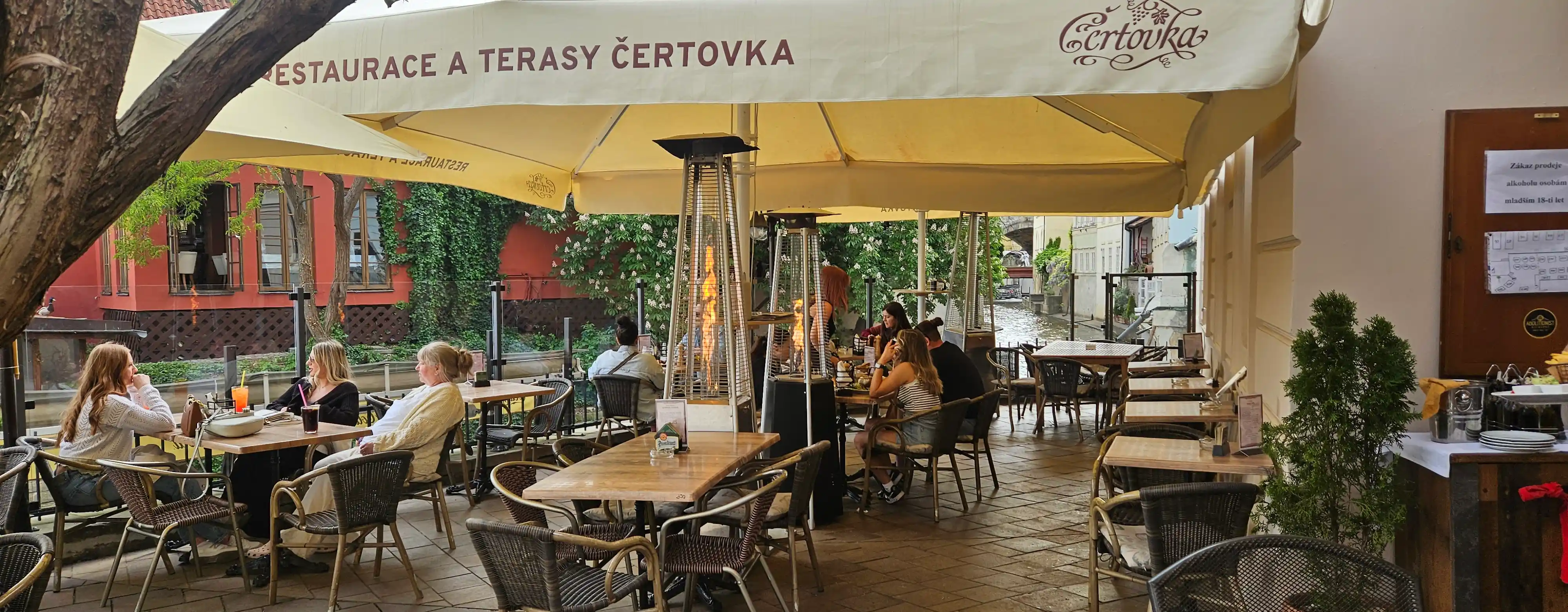Restaurace Čertovka - Výhled